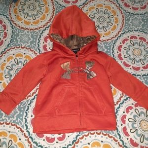 3/6 Month Under Armour Zip Up Hoodie